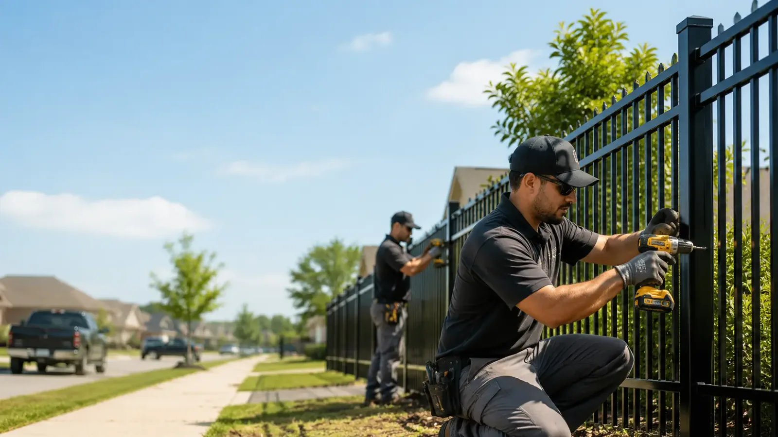 Metal Fence Installation in Williamsville, IL